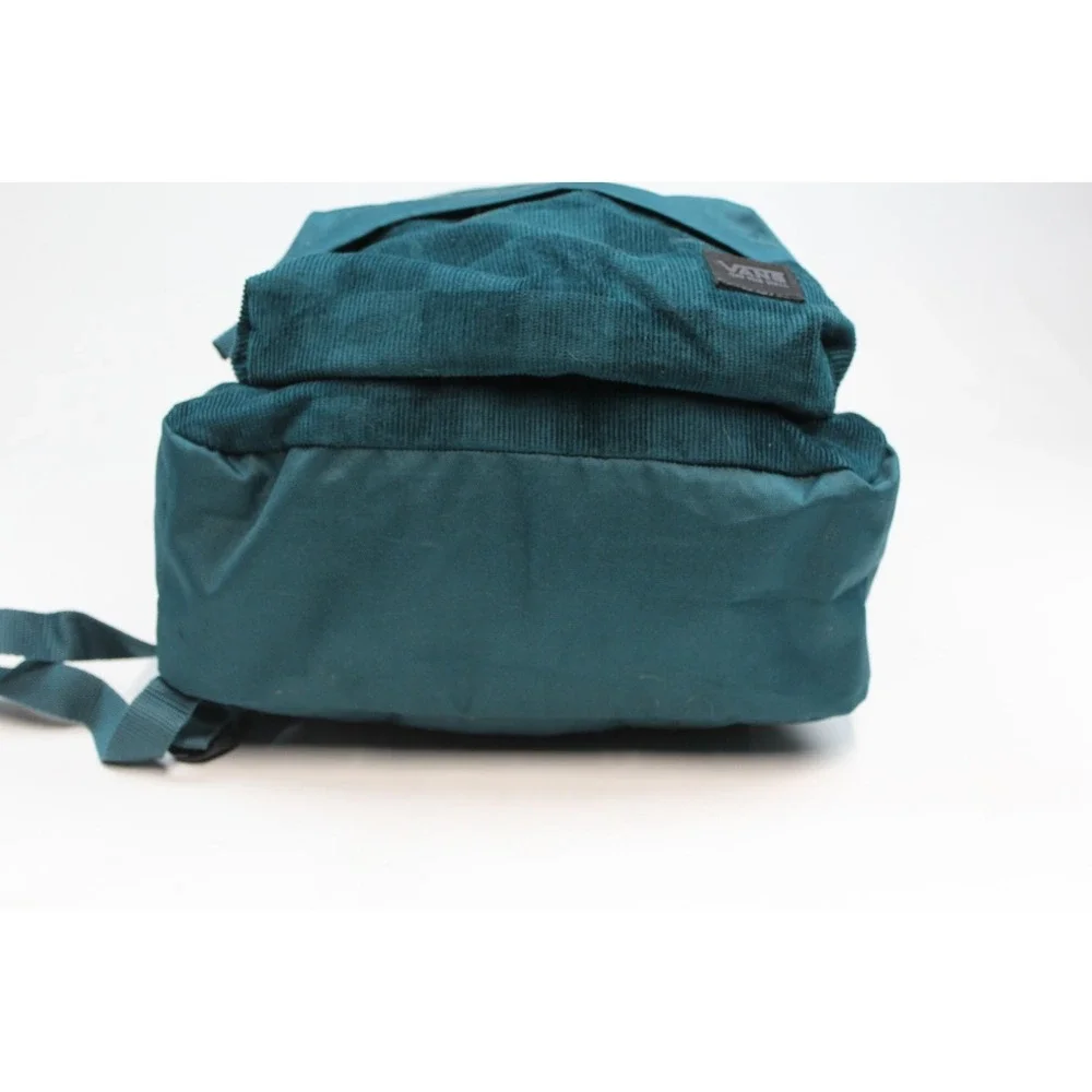 VANS Deana Corduroy Backpack Women Green Skateboard Logo Bag Unisex VN00021M60Q